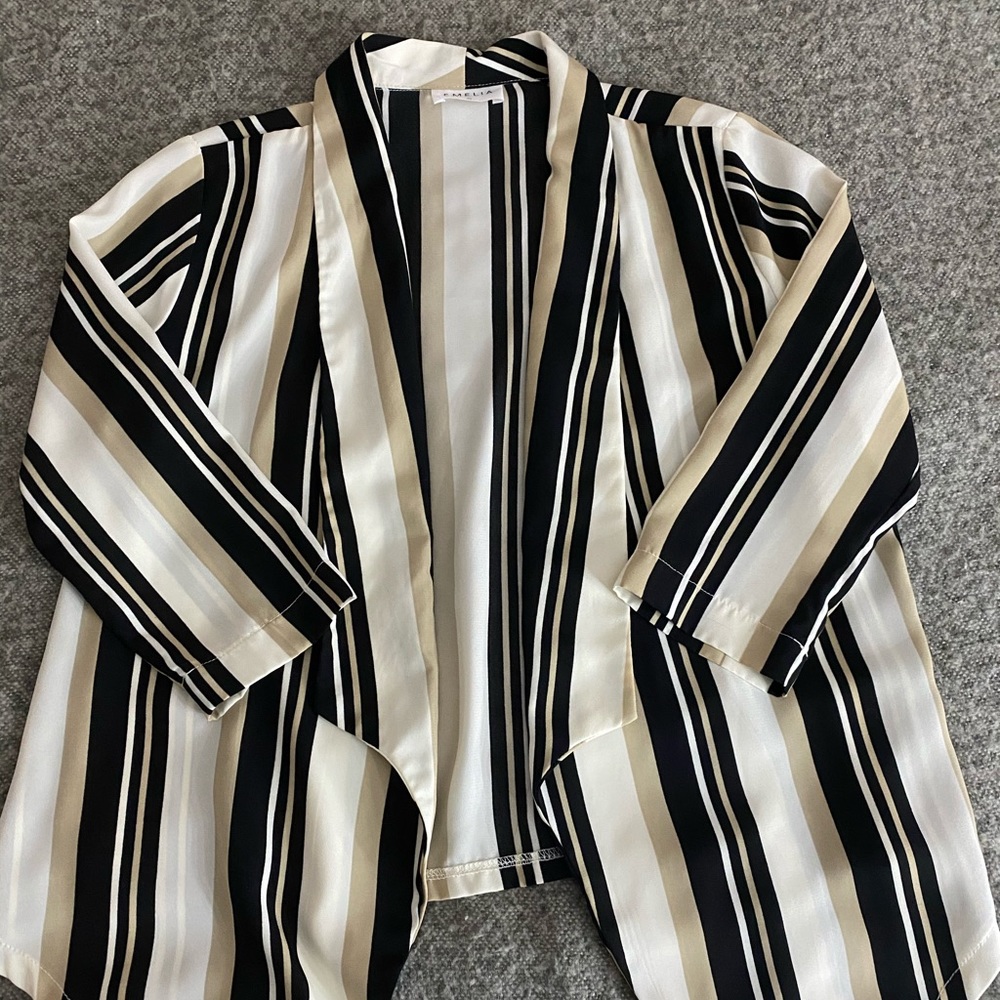 Emelia Striped Loose Blazer